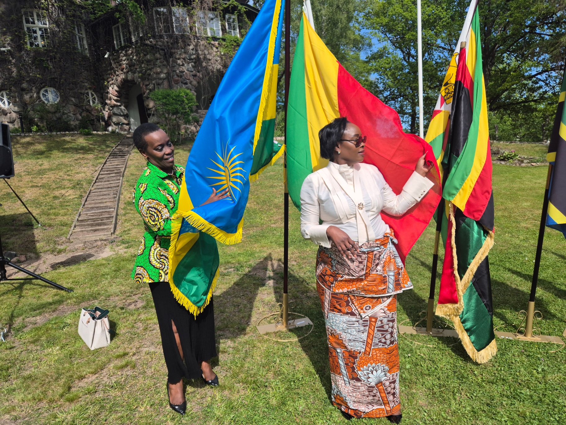 African flags raised at Africa Day 2025