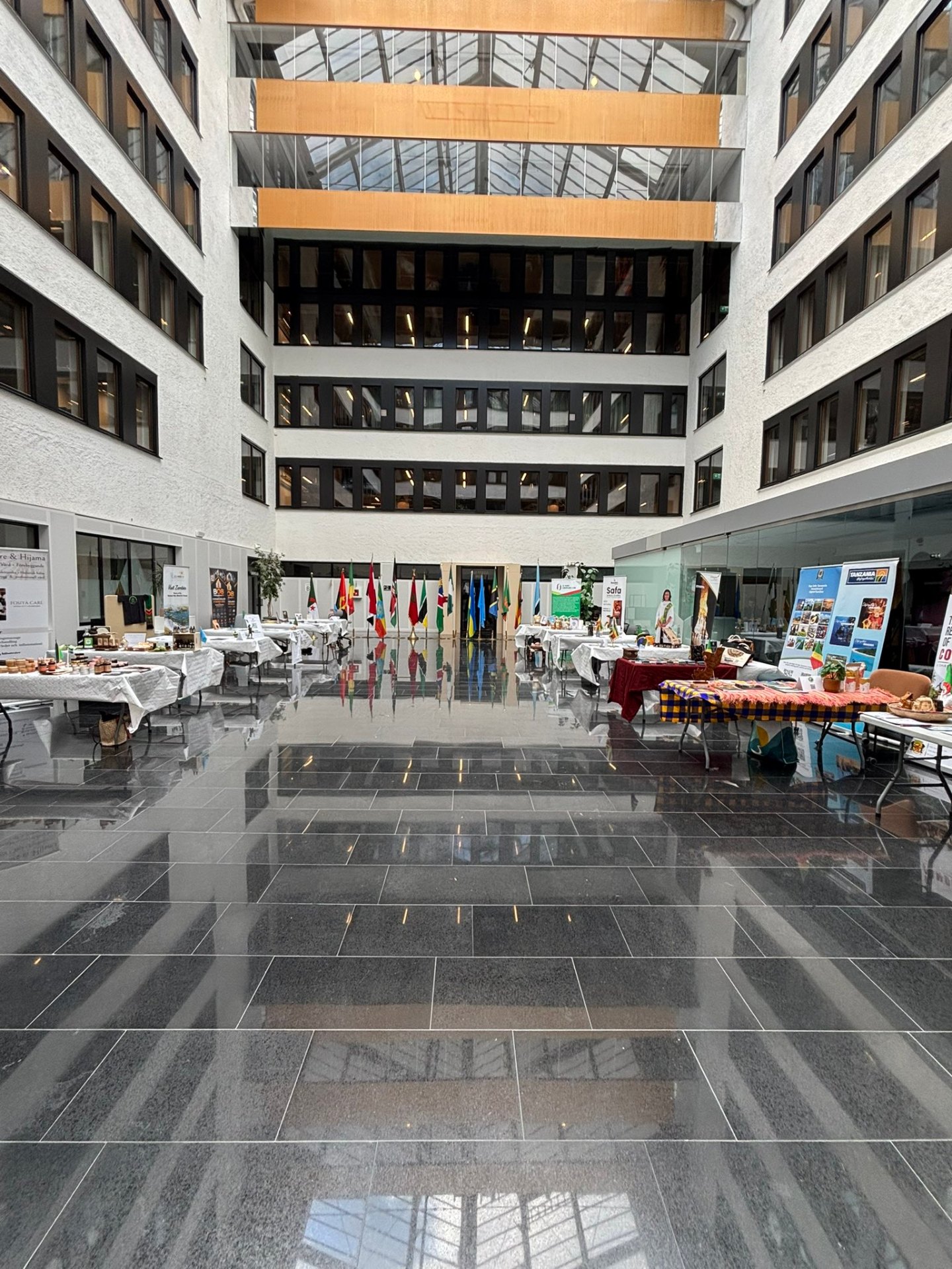 Cultural exhibition hall at Africa Day 2026