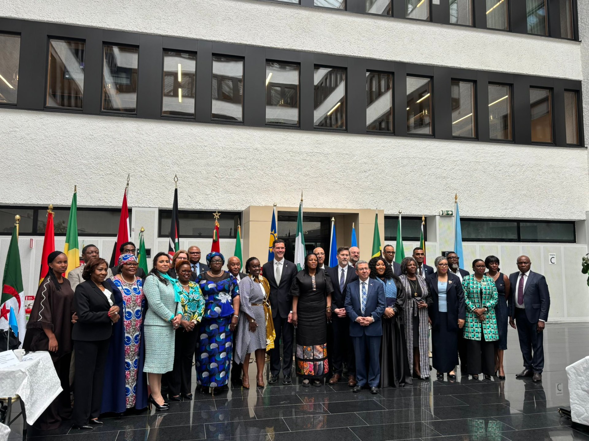 Ambassadors and delegates group photo at Africa Day 2026